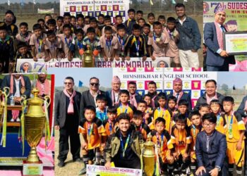 ७औँ सुदेश सुब्बा मेमोरियल हिमशिखर कप २०८२ को उपाधि मुनबिम एकेडेमीलाई